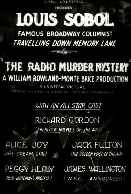 The Radio Murder Mystery film afişi