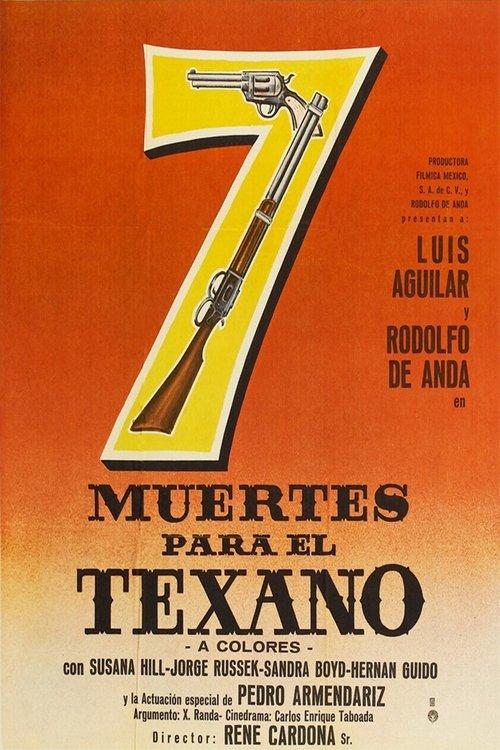 Siete muertes para el texano film afişi