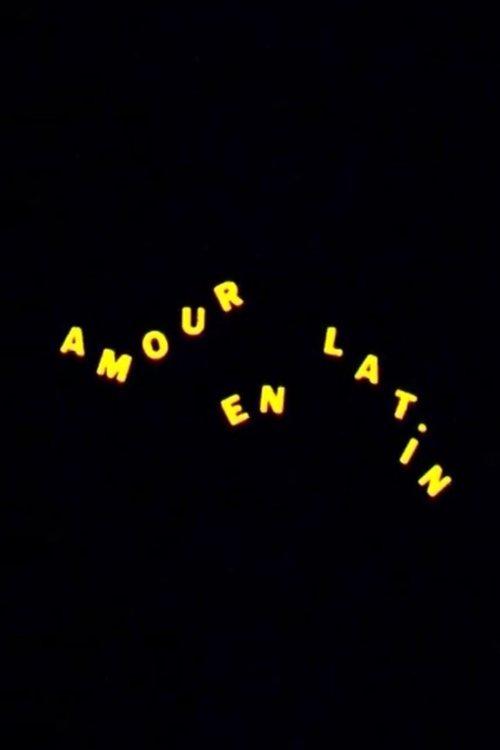 Amour en latin film afişi