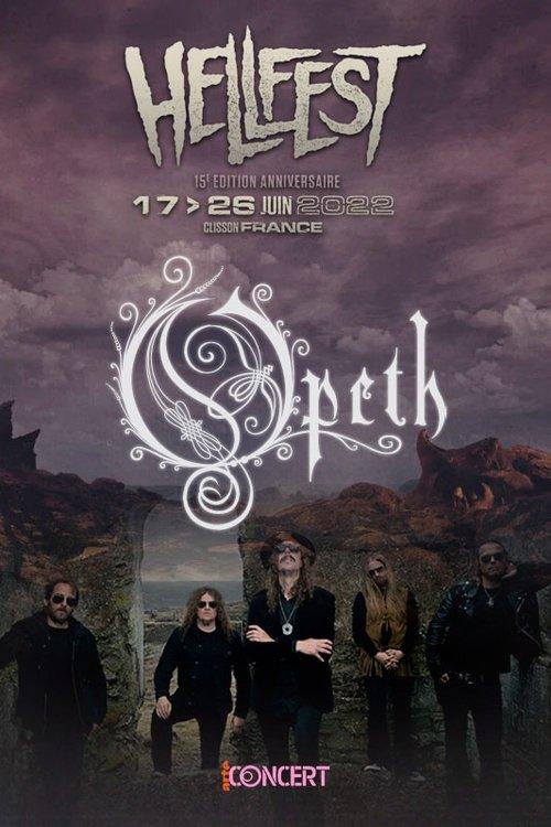 Opeth - Au Hellfest 2022 film afişi