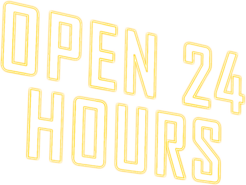Open 24 Hours logo