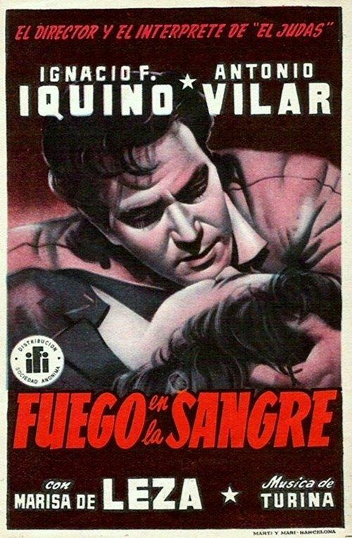 Fuego en la sangre film afişi