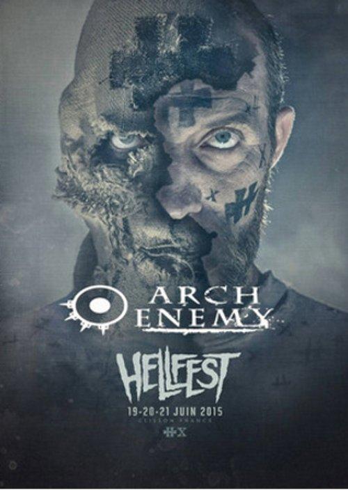 Arch Enemy - Hellfest Open Air 2015 film afişi