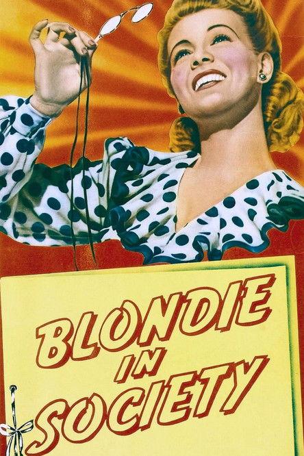 Blondie in Society film afişi