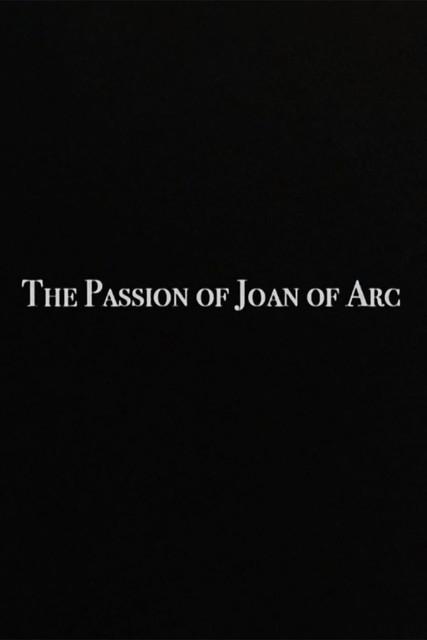 The Passion of Joan of Arc film afişi